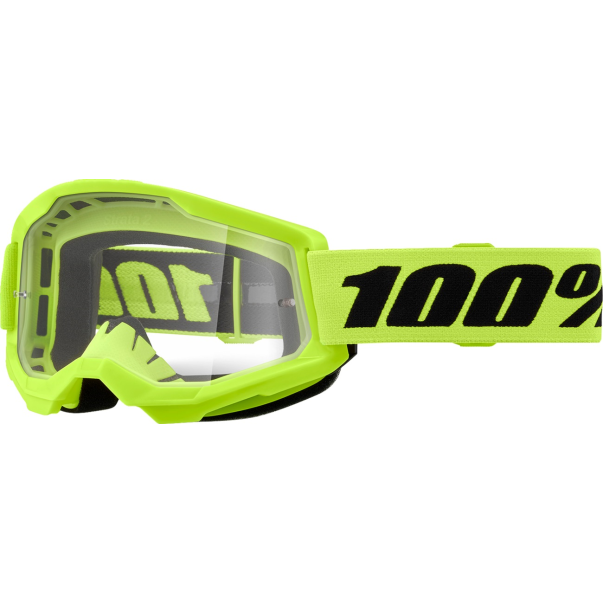 Óculos 100% Strata 2 Neon Yellow
