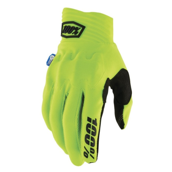 Gloves 100% Cognito Yellow