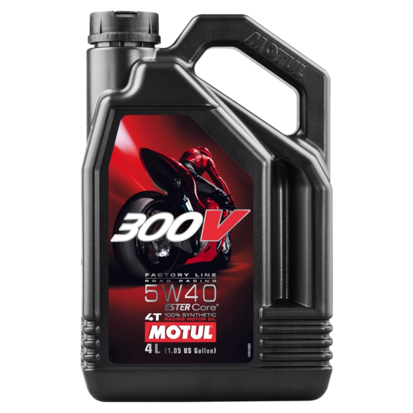 Aceite Motul 300V 5W40 4T 4 Lt.
