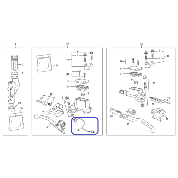 Microinterruptor Brembo Evo
