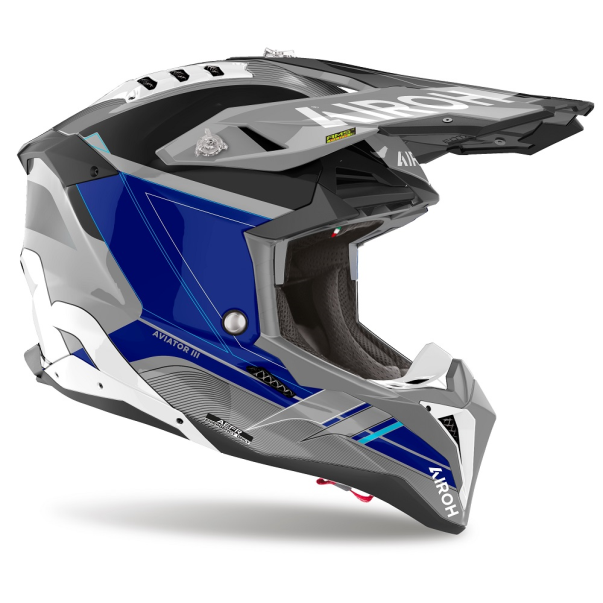 Airoh Aviator 3 Saber E06 Blue Gloss...