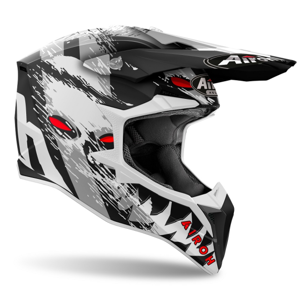 Casque MX Airoh Wraaap Demon E06 Mat