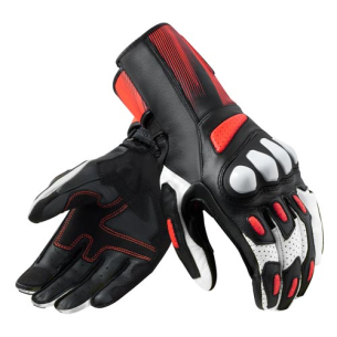 Gloves Metis 2 Black-Neon Red