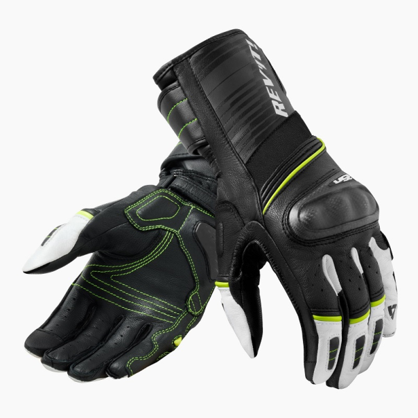 Guantes Revit RSR 4 Black-Neon Yellow