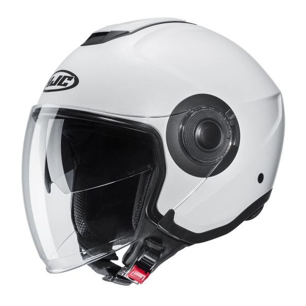 Capacete Jet HJC i40N Uni PEARL WHITE
