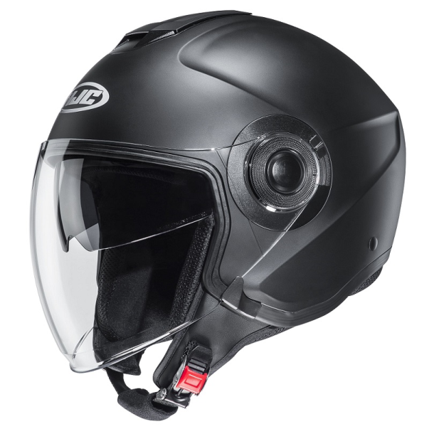 Casque Jet HJC i40N Uni SEMI FLAT BLACK