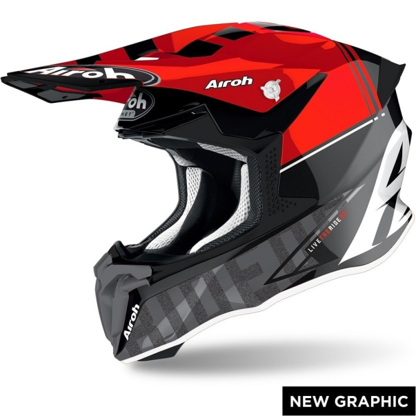 Airoh Twist 2.0 Tech Helmet Red Gloss