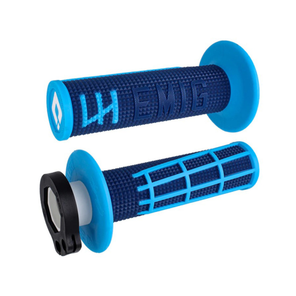 Poignées ODI V2 Emig 2.0 Lock-ON Bleu