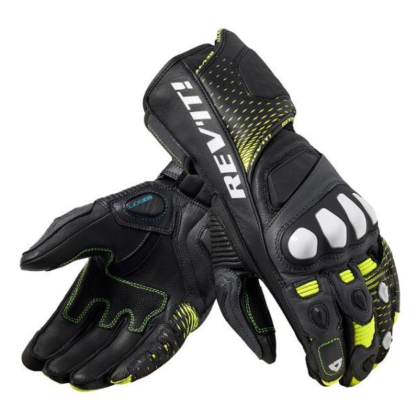 Guantes Revit Control Black-Neon Yellow