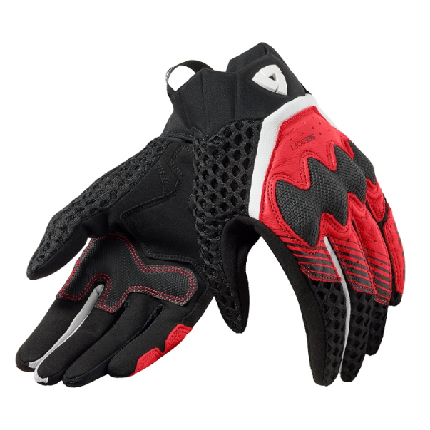 Guantes Revit Veloz Ladies Black-Red