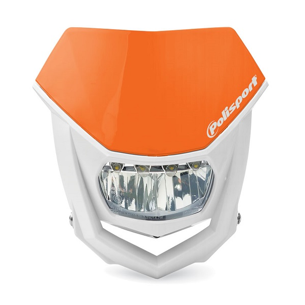 Faro Polisport Halo Led Naranja/Blanco