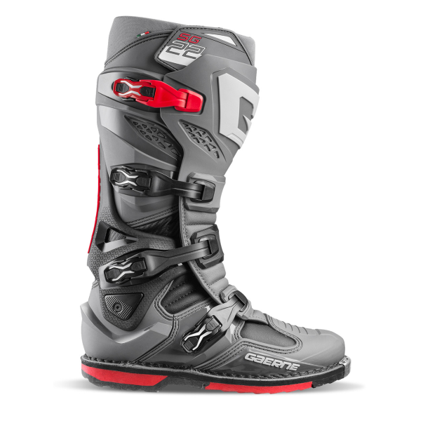 Bottes Gaerne SG22 Anthracite/Noir/Rouge
