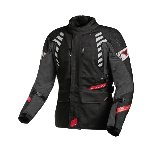 Chaqueta Mujer Macna Ultimax Gris/Rojo