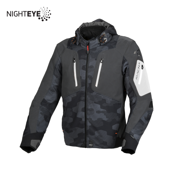 Chaqueta Macna Angle Gris/Rojo