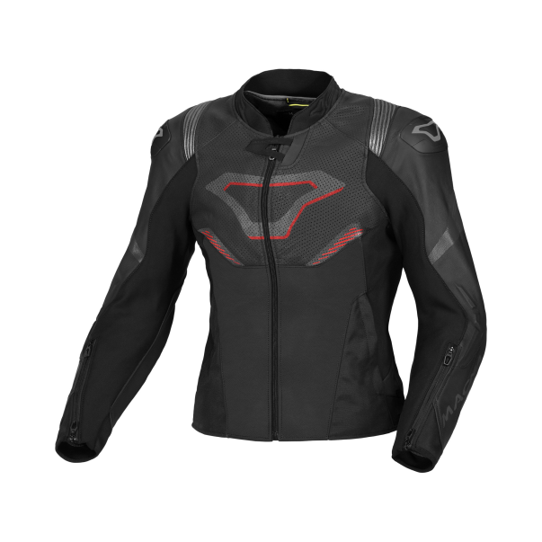 Chaqueta Mujer Macna Pointer Negro/Rojo