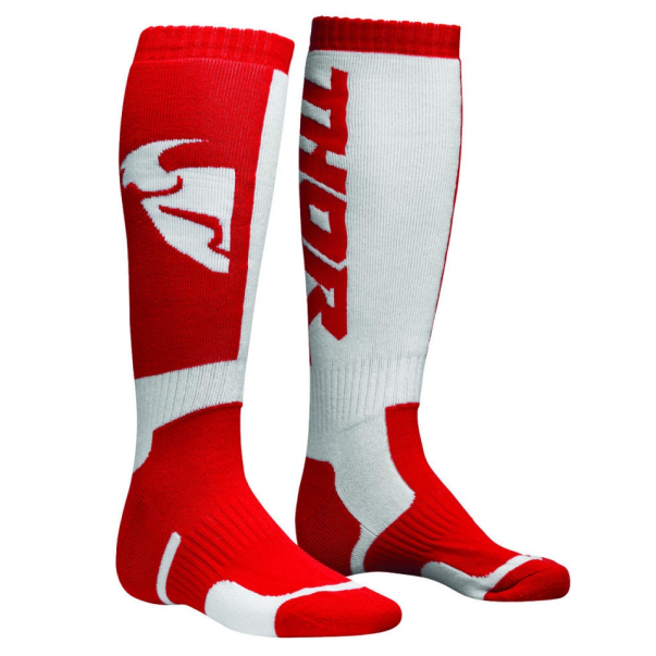 Calcetines Thor MX Rojo/Blanco