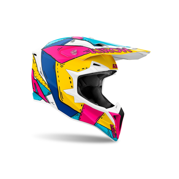 Capacete MX Airoh Wraaap Paint E06 Fosco