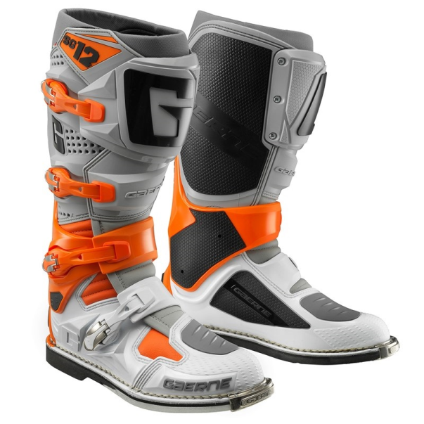 Botas Gaerne SG12 Laranja/Cinza/Branco