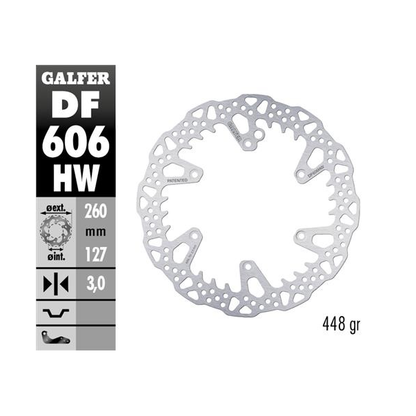 Galfer Front Brake Disc Wave Grooved...