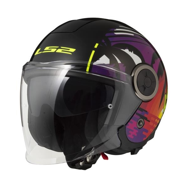 Casco Jet LS2 OF620 Classy Palm Black...