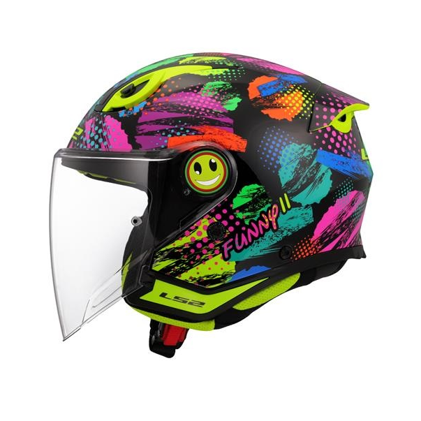 Capacete Infantil Jet LS2 OF622 Funny...