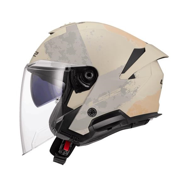 Capacete Jet LS2 OF618 Verso II Aqua...