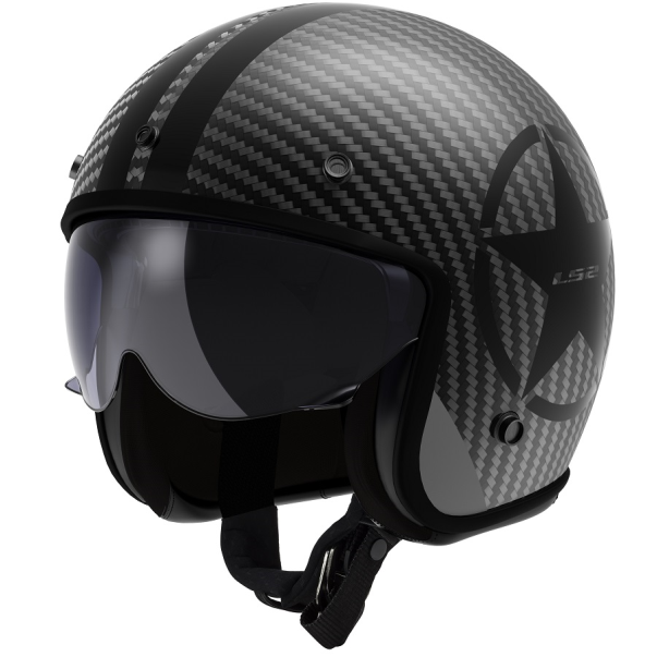 Casco Jet LS2 OF601 Bob II C Star...