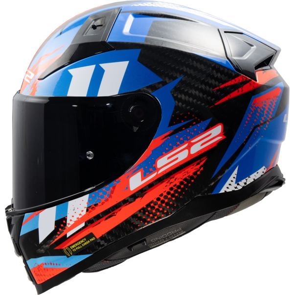 LS2 FF811 Vector II Carbon Tantic Red...