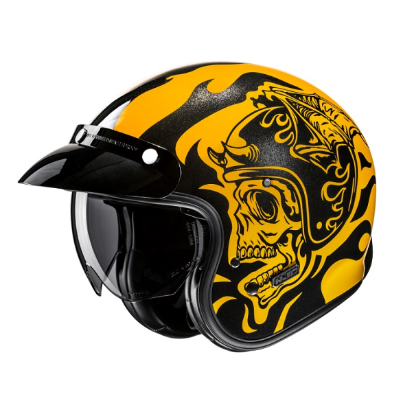Casco Jet HJC V31 Flame MC3