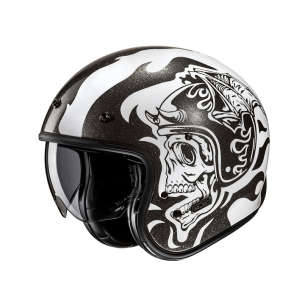 Casco Jet HJC V31 Flame MC5 2