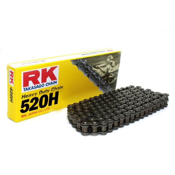 Corrente RK 520H com 118 eslabones Preto