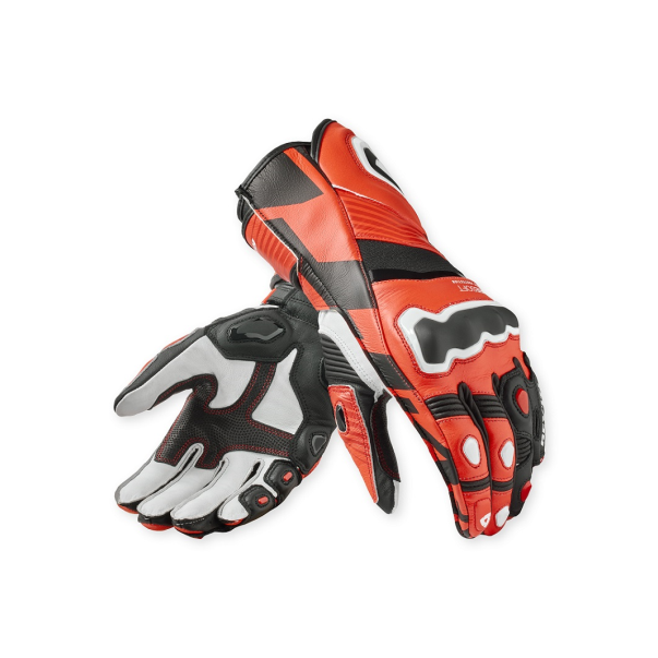 Guantes Revit Jerez 4 Neon Red-Black