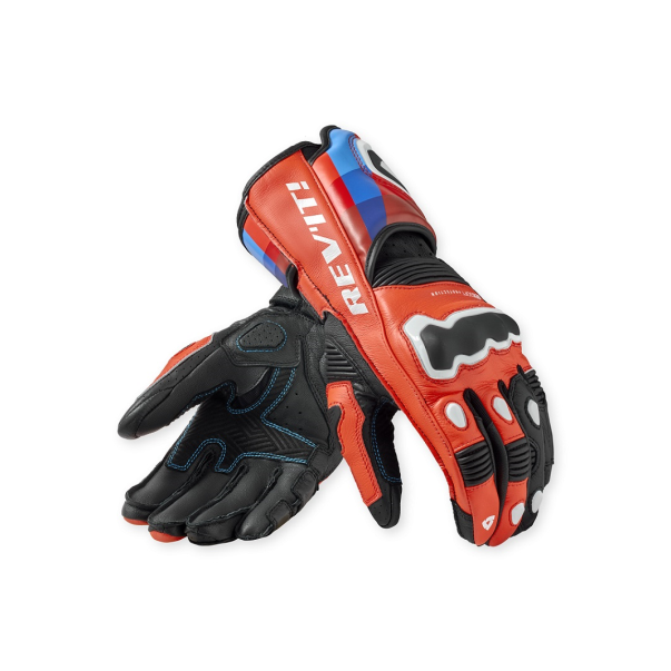 Gloves Revit Quantum 3 - Neon Red-Blue