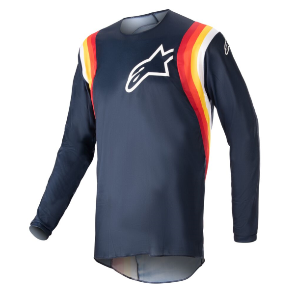 Jersey Alpinestars Fluid Corsa Azul...