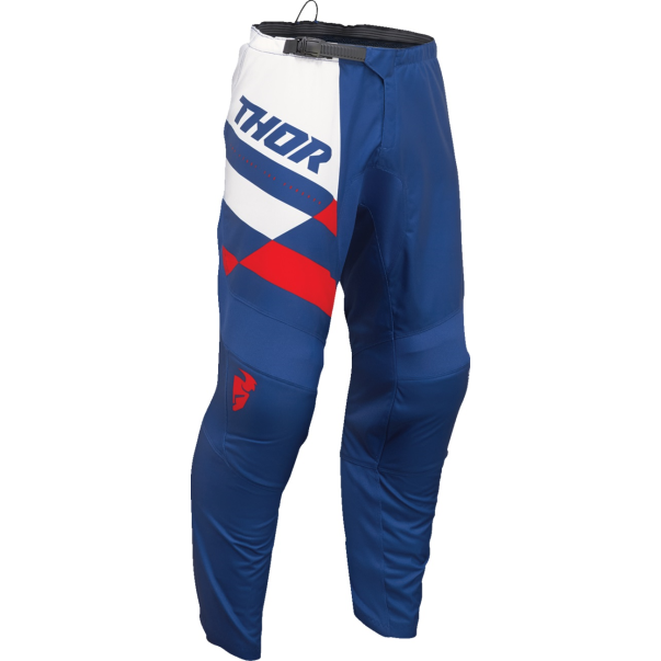 Calça Thor MX24 Sector Checker Navy/Red