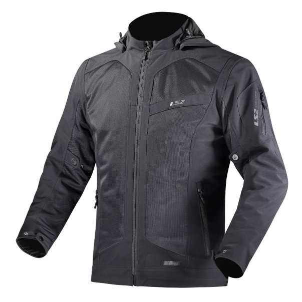 LS2 BOLTON AIR MAN JACKET BLACK