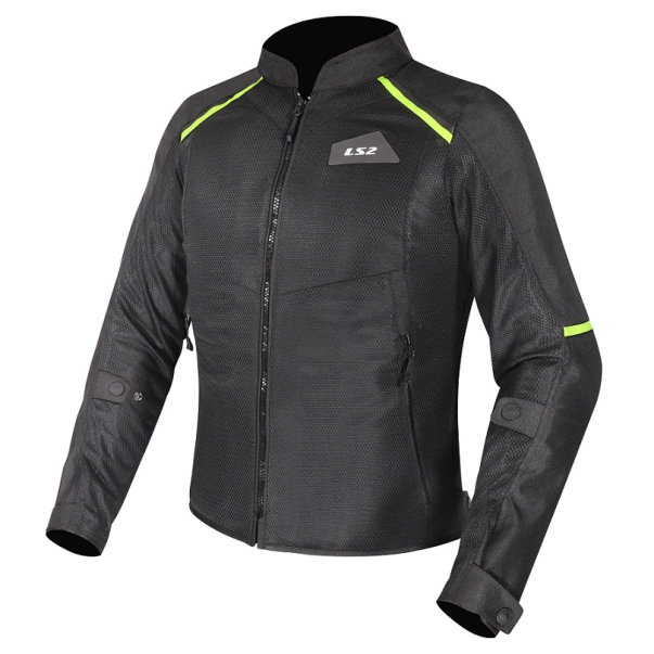 LS2 BREEZE LADY JACKET BLACK YELLOW