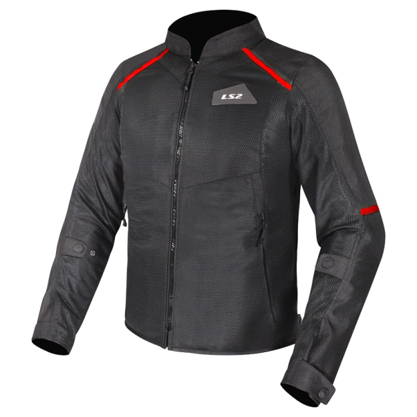 Chaqueta LS2 Breeze Negro/Rojo