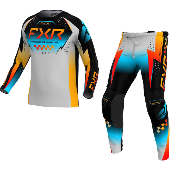Set FXR MX26 Clutch PRO Grey/Sky/Orange