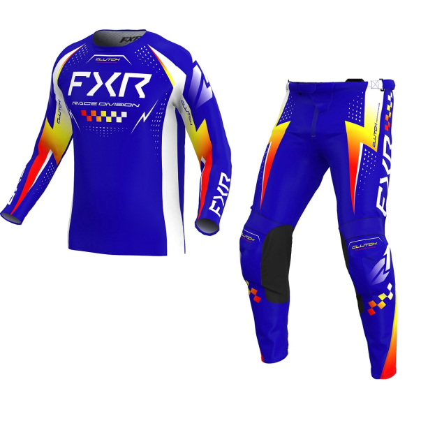 Set FXR MX26 Clutch PRO Royal/Yellow/Red