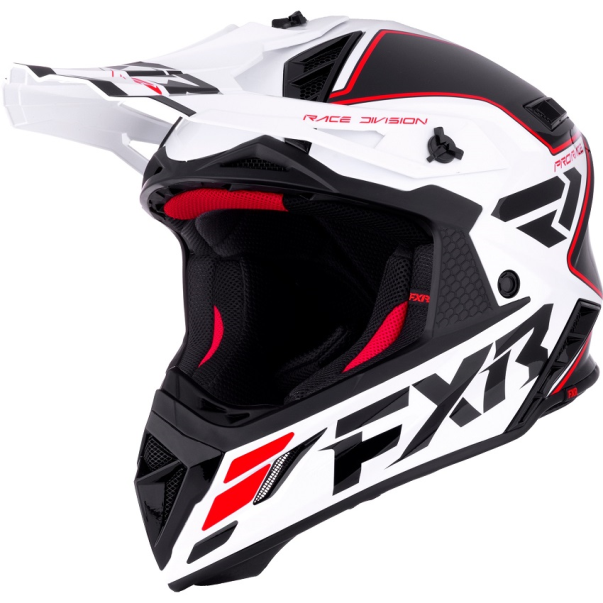 Casco FXR Helium MX Red/White/Black