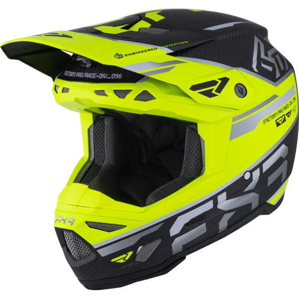 Casco FXR 6D ATR-3Y Hivis