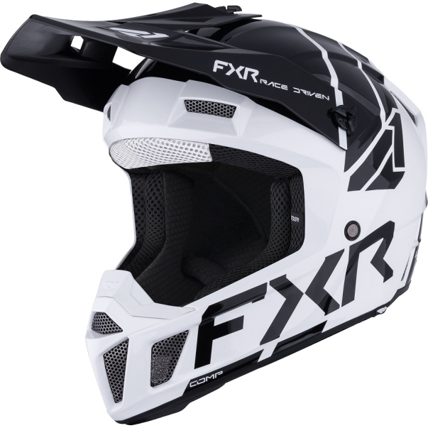 Casco Infantil FXR Clutch MX White/Black