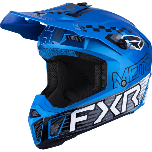 Casco Infantil FXR Clutch MX Blue