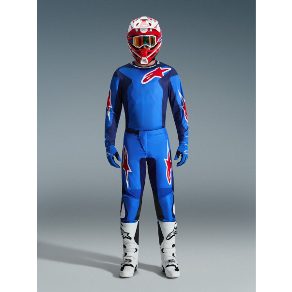 Set Alpinestars MX26 Fluid Grid Blue Red