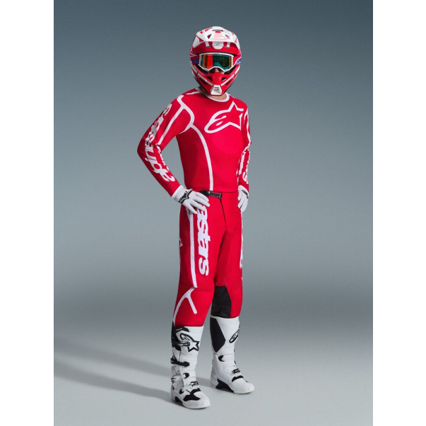 Set Alpinestars MX26 Fluid Apex Red...