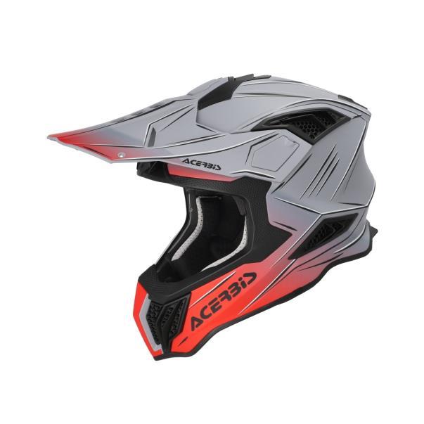 Casque Acerbis Airstrike-X Gris/Rouge