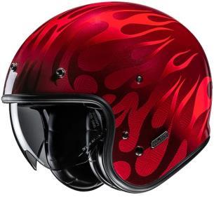 Capacete Jet HJC V31 FIRO MC1