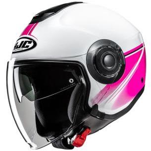 Casco Jet  HJC i40N VISION MC8