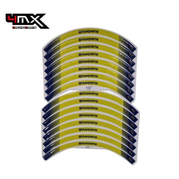 4MX Husqvarna Enduro Rim Sticker Kit